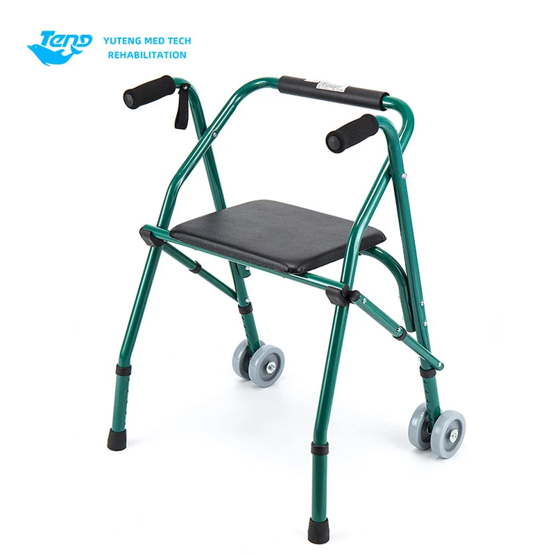 Walker in lega di alluminio con sedile