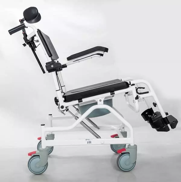 rolling shower commode chair