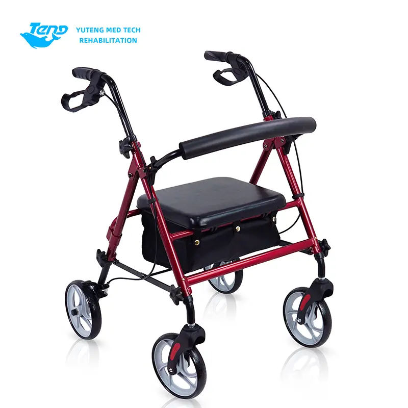 Rollator Walker con sedile e cestino